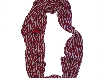Arkansas Razorbacks Chevron Infinity Scarf