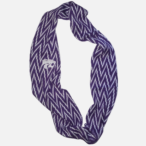 Kansas State Wildcats Chevron Infinity Knit Scarf