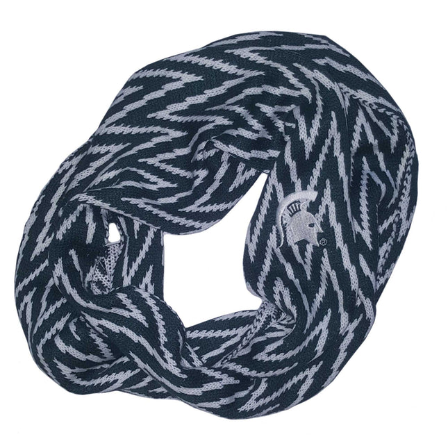 Michigan State Spartans Chevron Infinity Scarf