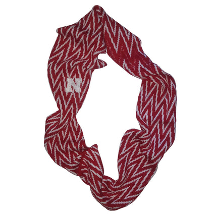 Nebraska Cornhuskers Chevron Infinity Scarf