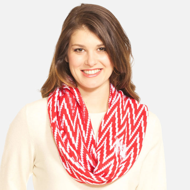 Nebraska Cornhuskers Chevron Infinity Scarf