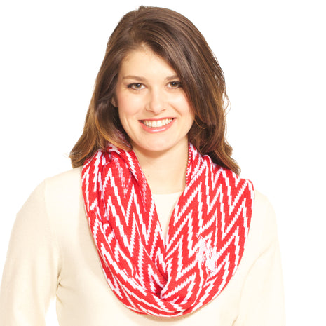 Nebraska Cornhuskers Chevron Infinity Scarf