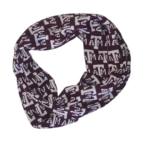 Texas A&M Aggies Logo Infinity Scarf