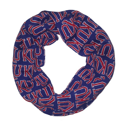 Kansas Jayhawks Logo Infinity Knit Scarf