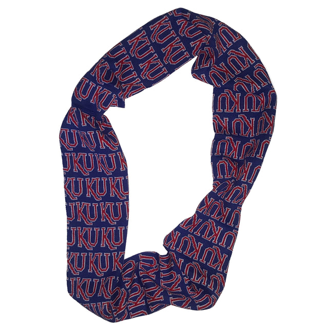 Kansas Jayhawks Logo Infinity Knit Scarf