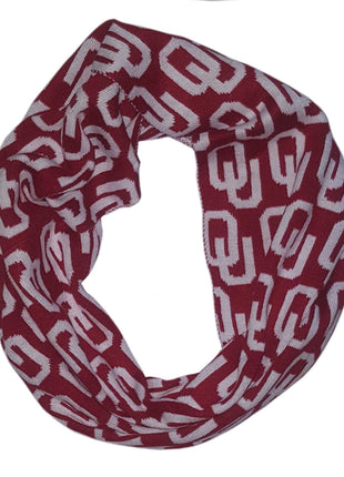 Oklahoma Sooners Logo Infinity Knit Scarf