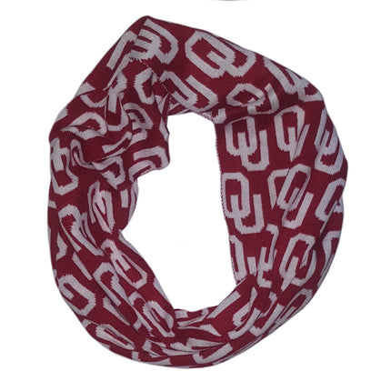Oklahoma Sooners Logo Infinity Scarf