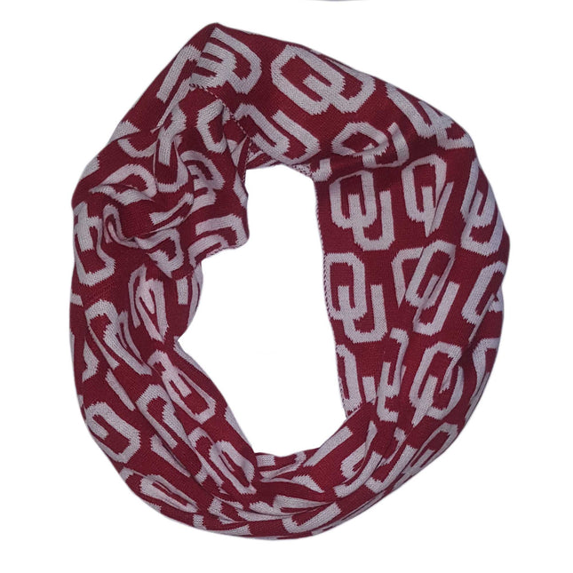 Oklahoma Sooners Logo Infinity Scarf