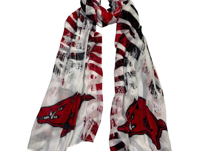 Arkansas Razorbacks Animal Print Scarf