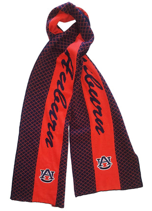 Auburn Tigers 2 Tone Knit Scarf