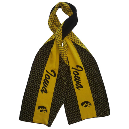 Iowa Hawkeye Knit Scarf