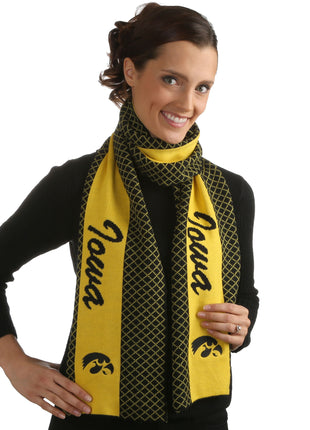 Iowa Hawkeye Knit Scarf