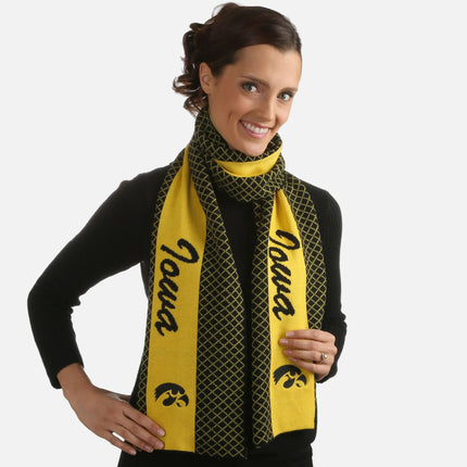 Iowa Hawkeye Knit Scarf