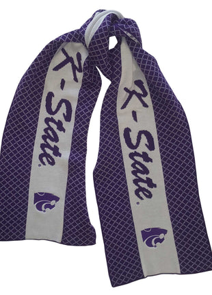 Kansas State Wildcats 2 Tone Knit Scarf