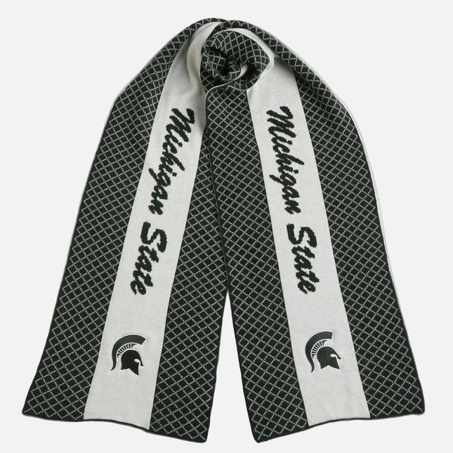 Michigan State Spartans 2 Tone Knit Scarf