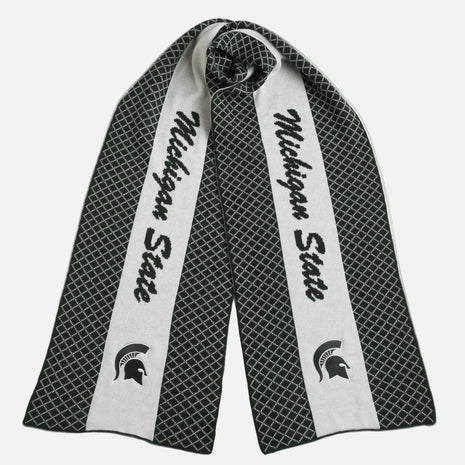 Michigan State Spartans 2 Tone Knit Scarf
