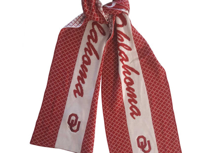 Oklahoma Sooners 2 Tone Knit Scarf