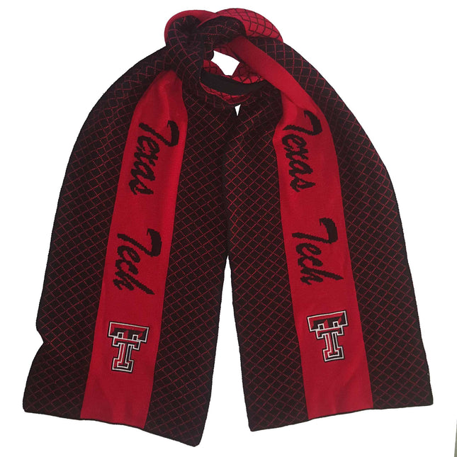 Texas Tech Red Raiders 2 Tone Knit Scarf