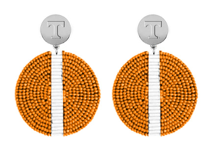 Tennessee Volunteers Hand Beaded Greta Earrings