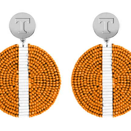 Tennessee Volunteers Hand Beaded Greta Earrings