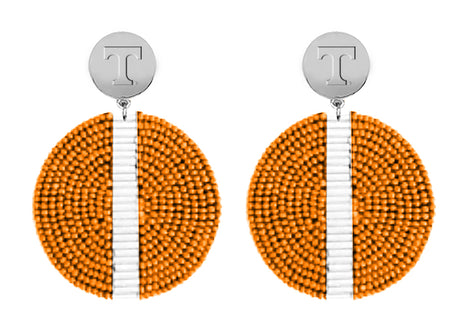 Tennessee Volunteers Hand Beaded Greta Earrings