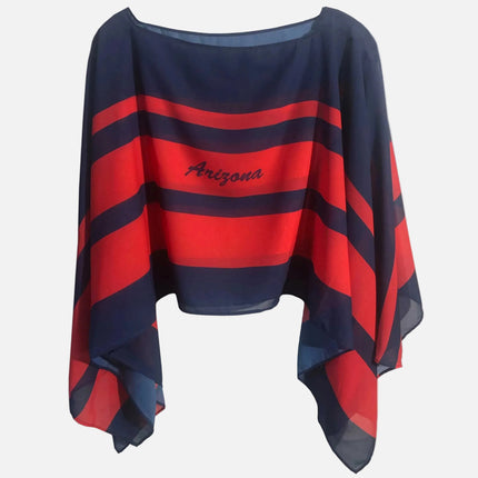 Arizona Wildcats Peyton Stripe Scarf Poncho