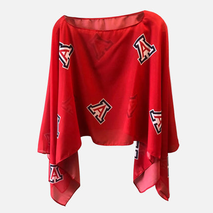 Arizona Wildcats Peyton Logo Scarf Poncho