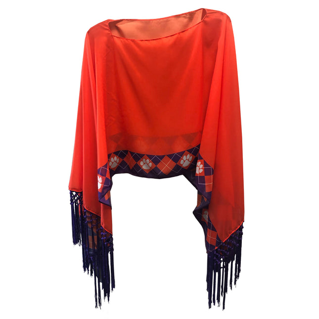Clemson Tigers Peyton Topper With Fringe