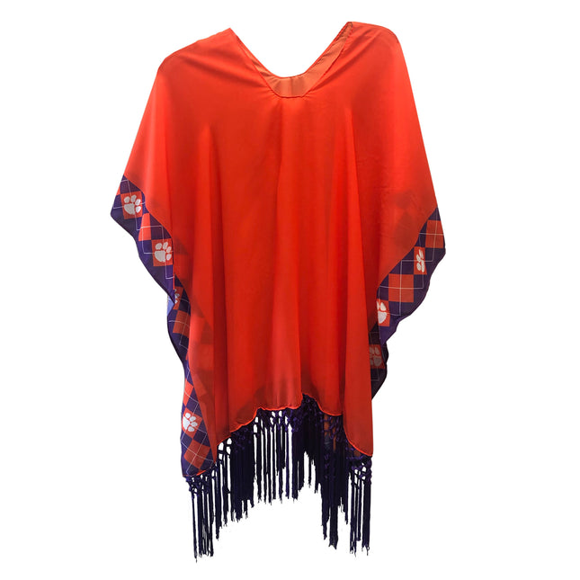 Clemson Tigers Peyton Topper With Fringe