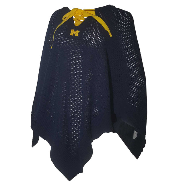 Michigan Wolverines Kendall Knit Poncho