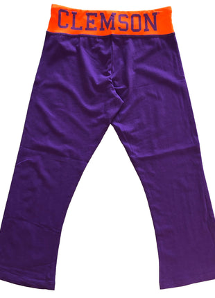 Clemson Tigers Crop Yoga Pants
