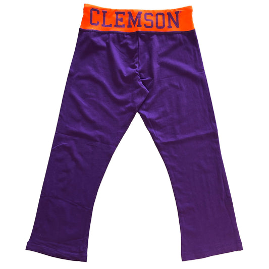 Clemson Tigers Crop Yoga Pants