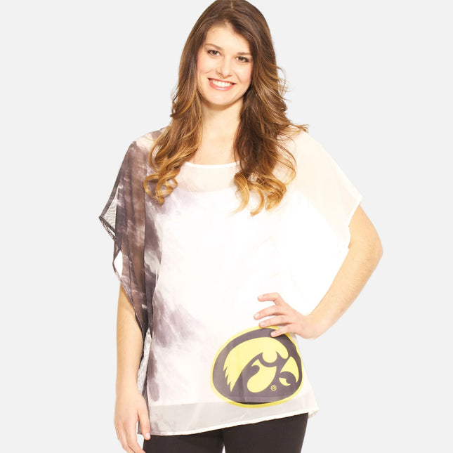 Iowa Hawkeyes Sheer Tunic
