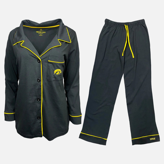 Iowa Hawkeyes Pima Cotton Pajama Set