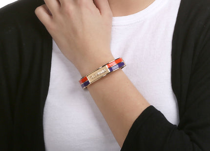 Clemson Tigers 2 Tone Bangle
