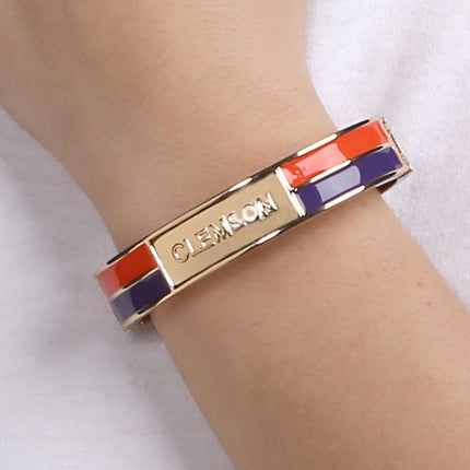 Clemson Tigers 2 Tone Bangle