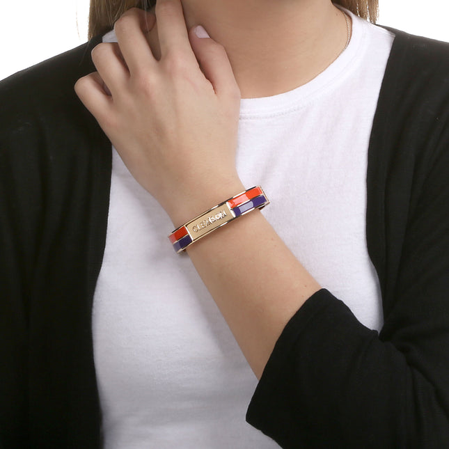 Clemson Tigers 2 Tone Bangle