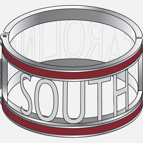 South Carolina Gamecocks Hinged Cuff