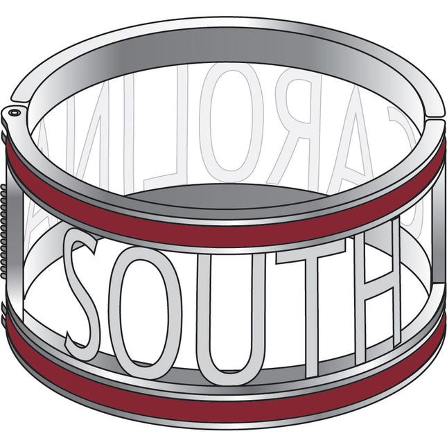 South Carolina Gamecocks Hinged Cuff