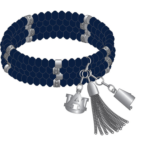 Auburn Tigers Shelby Stretch Bracelet