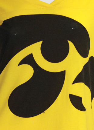 Iowa Hawkeyes Heathered Football Jersey Nightshirt