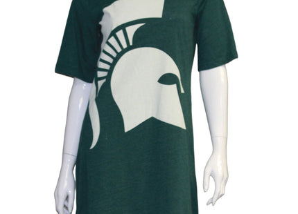 Michigan State Spartans Heathered Jersey Nightshirt