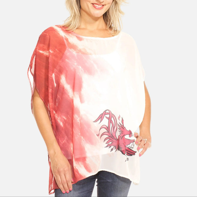 South Carolina Gamecocks Sheer Tunic