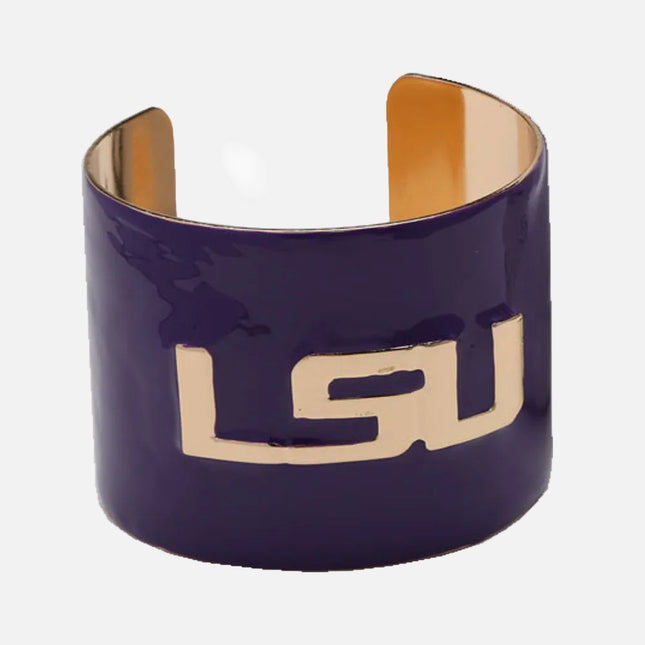 LSU Tigers Enameled Cuff