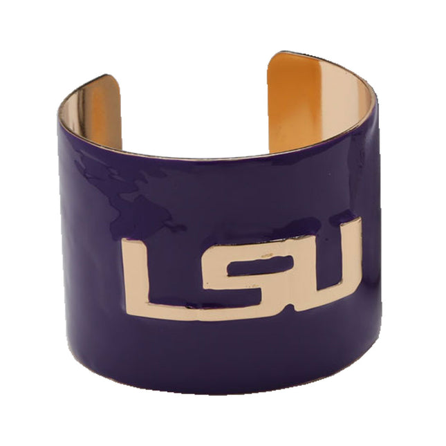 LSU Tigers Enameled Cuff