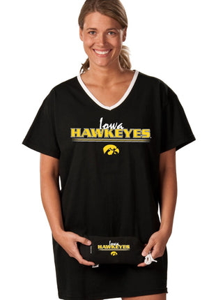 Iowa Hawkeyes Collegiate Nightshirt In Bag