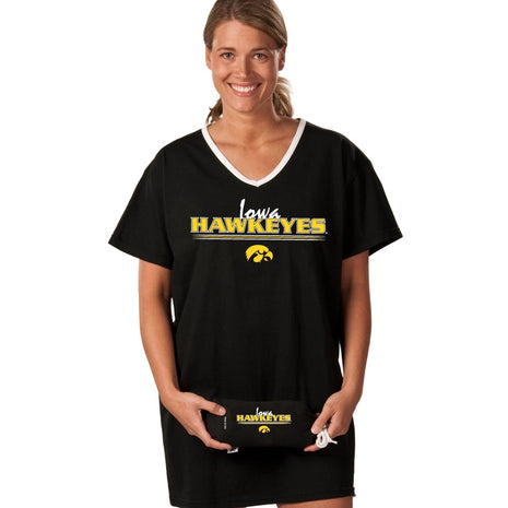 Iowa Hawkeyes Collegiate Nightshirt In Bag