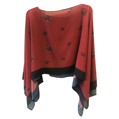 South Carolina Gamecocks Peyton Multi Logo Scarf Poncho