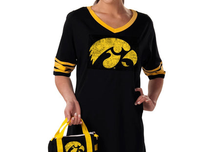 Iowa Hawkeyes Jersey Nightshirt in a Duffel