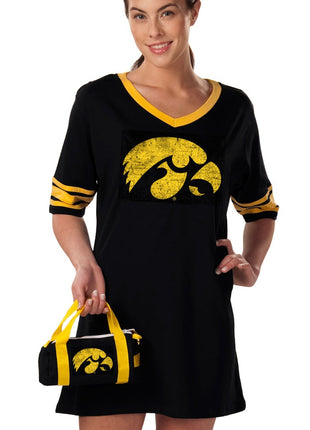Iowa Hawkeyes Jersey Nightshirt in a Duffel